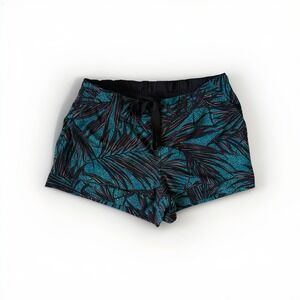 Lululemon Spring Break Away Short II 2.5" Size 8 Palm Lace Tofino‎ Teal Multi
